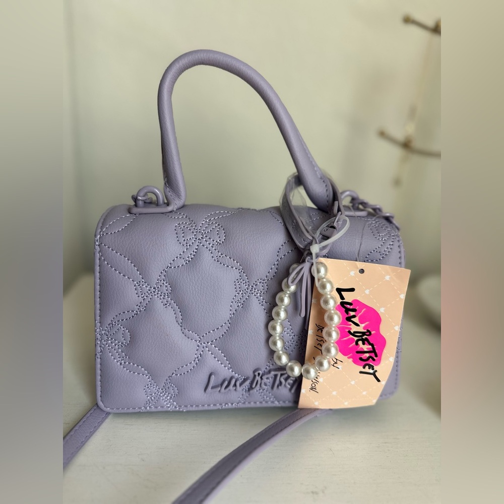 Betsey Johnson Purple Lavender Crossbody